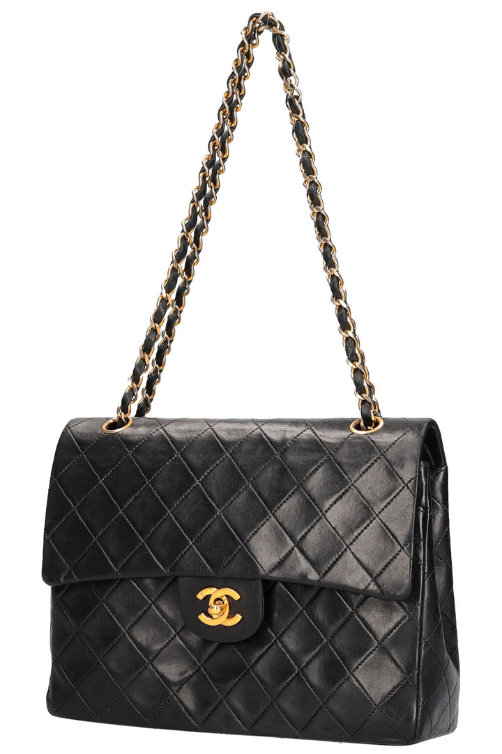 CHANEL Double Flap Bag Square Black