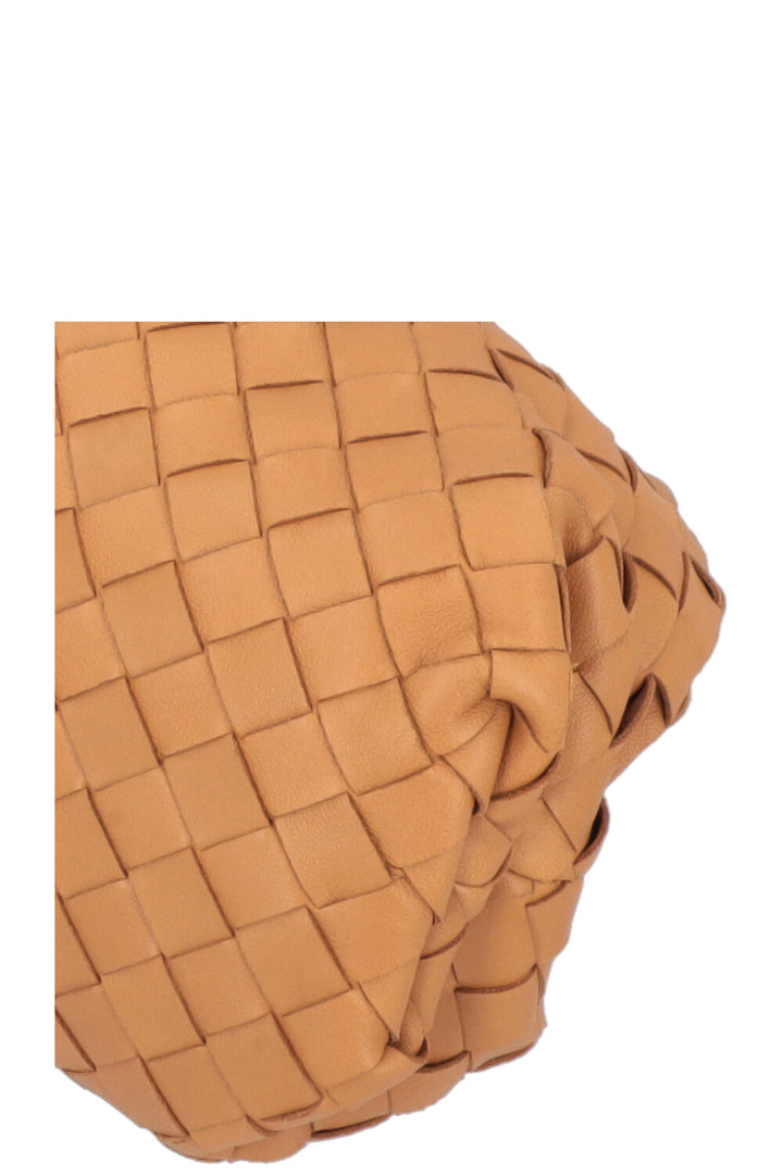 BOTTEGA VENETA The Pouch Intrecciato Camel