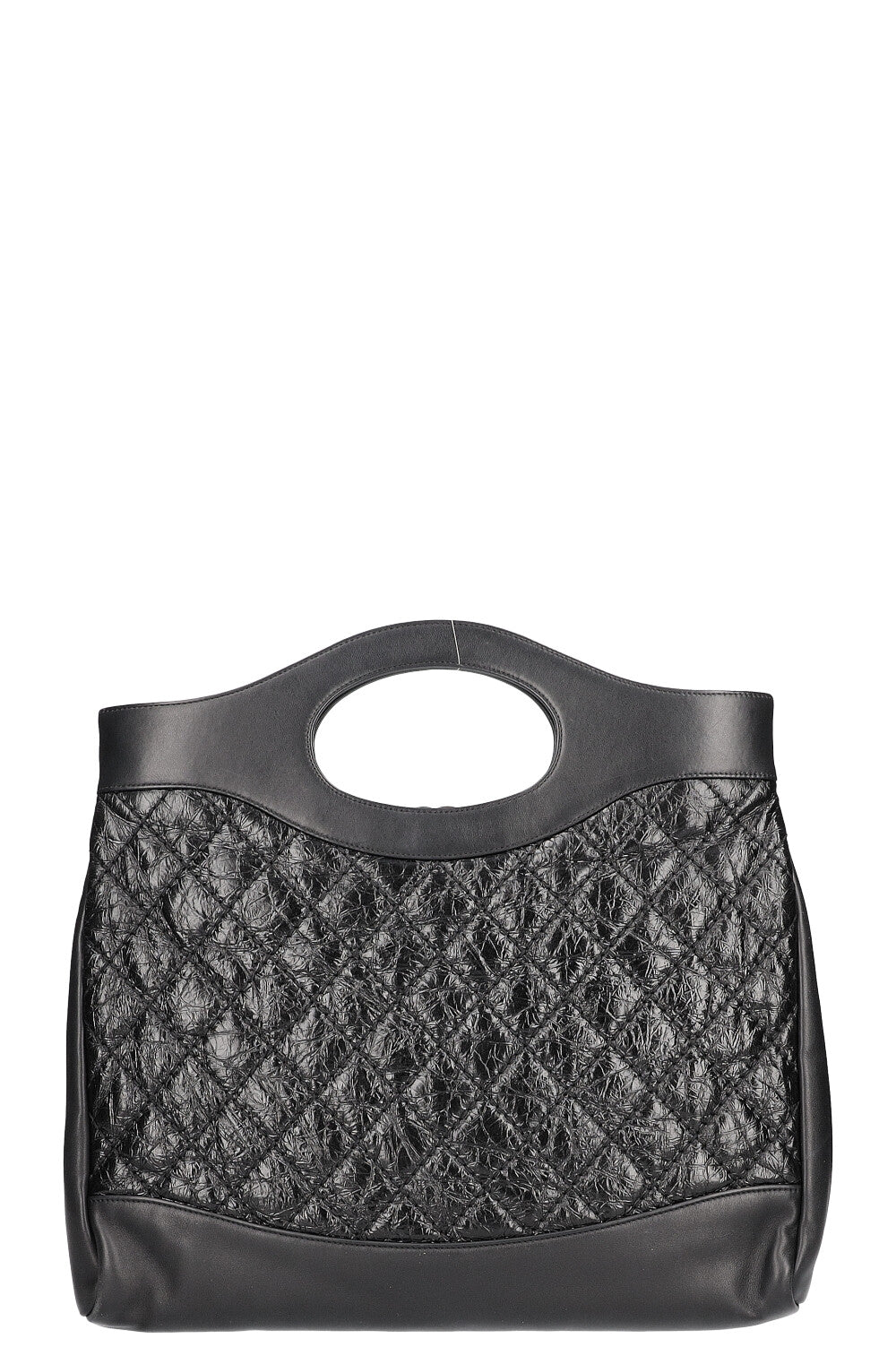 CHANEL 31 Shopping Bag Quilted Calfskin Black