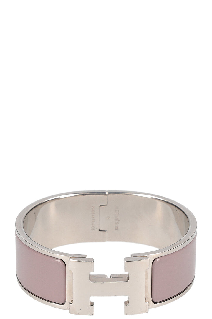 HERMÈS Bracelet Clic Clac H Taupe