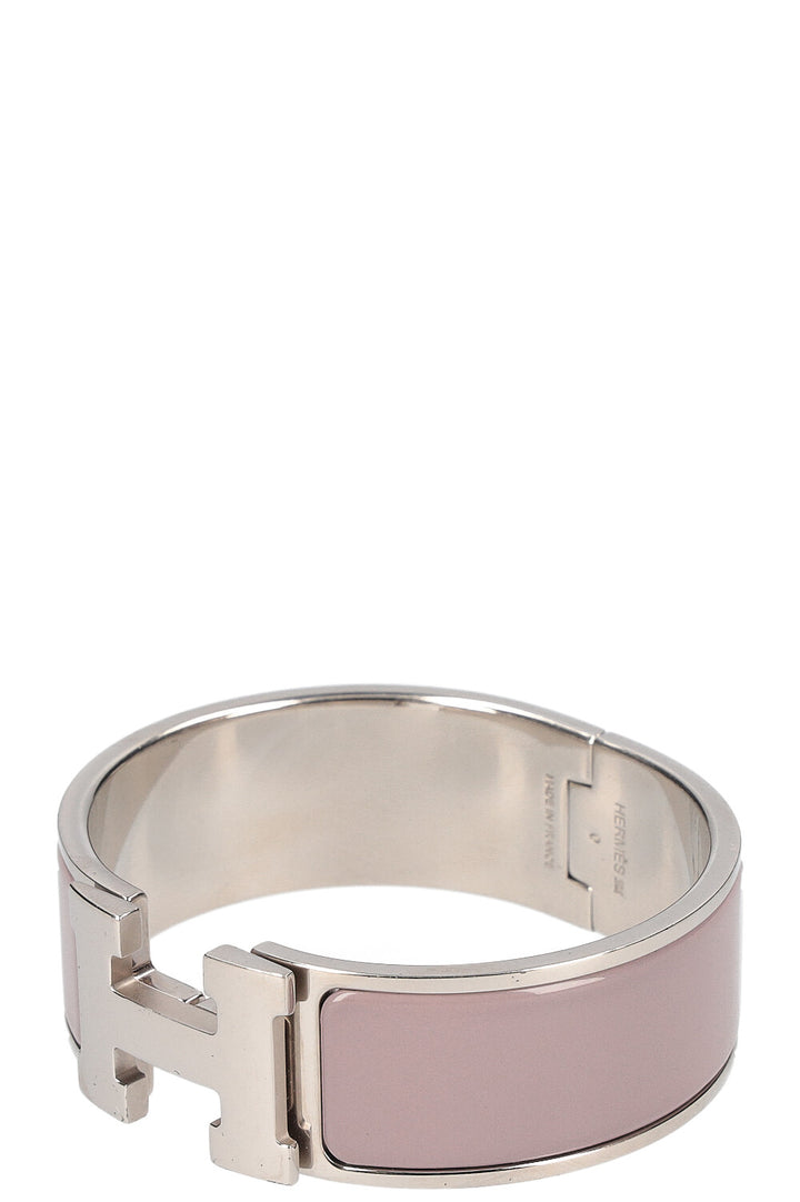 HERMÈS Bracelet Clic Clac H Taupe