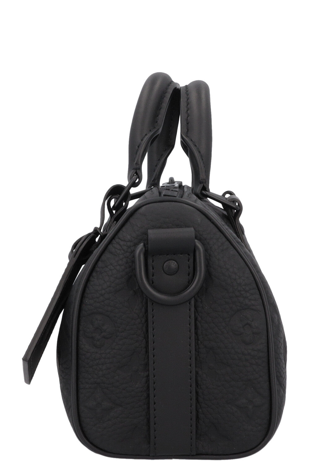 LOUIS VUITTON Keepall Bandoulière 25 MNG Empreinte Black