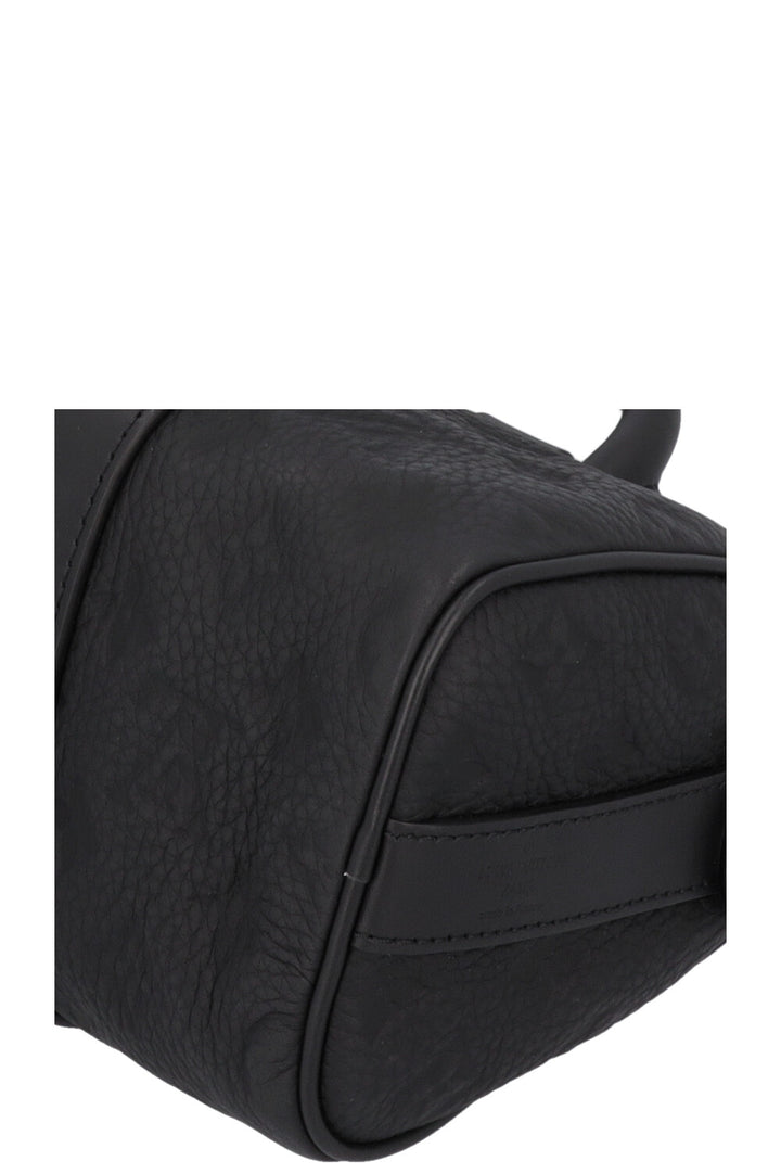 LOUIS VUITTON Keepall Bandoulière 25 MNG Empreinte Black
