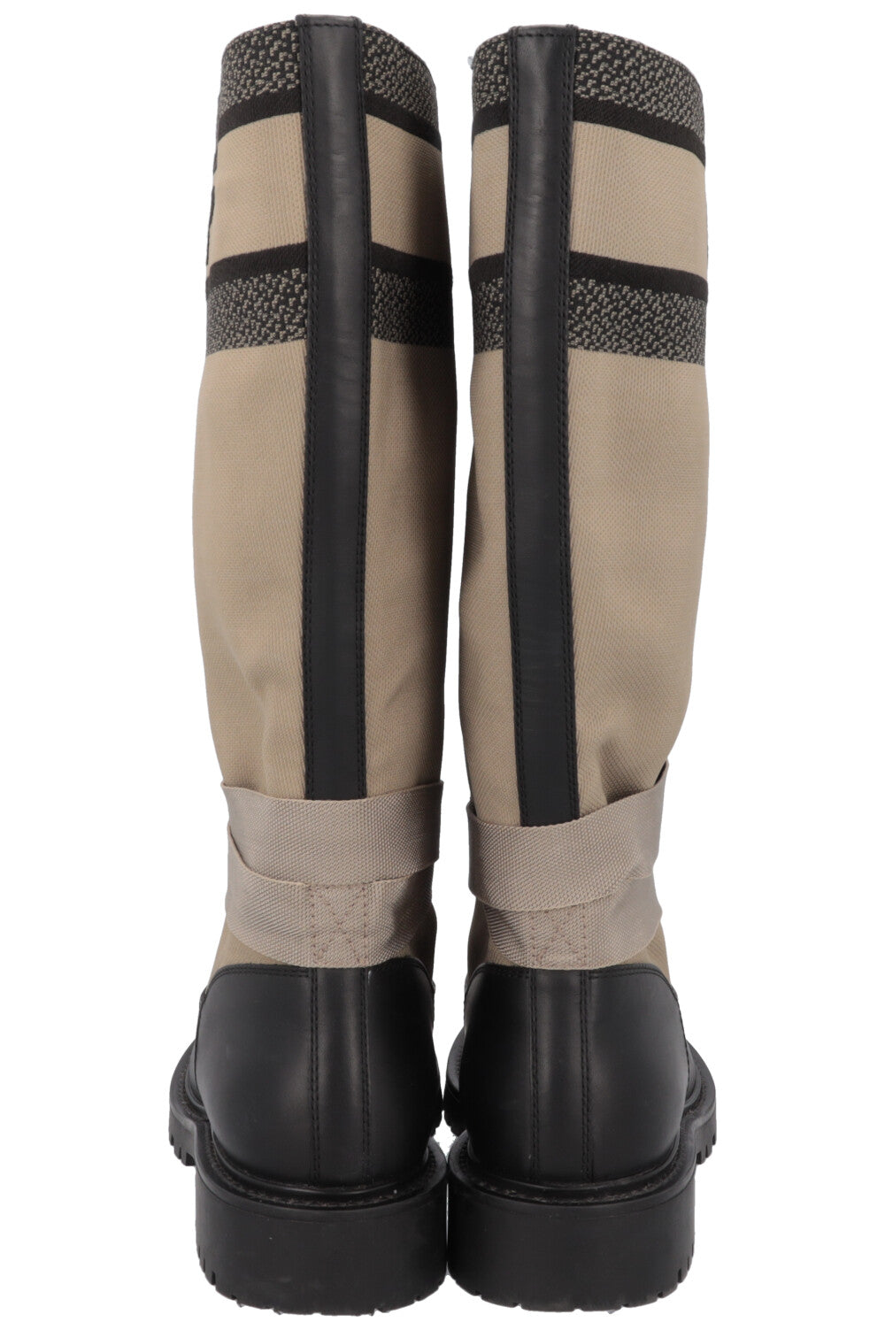 CHRISTIAN DIOR D-Major Boot Taupe Black