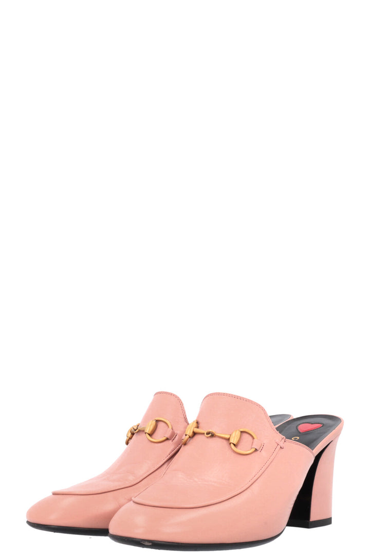 GUCCI Horsebit Heels Dusty Rose