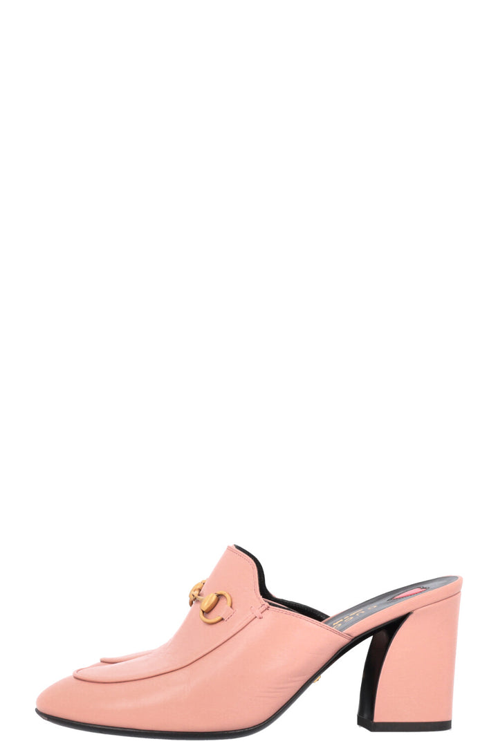 GUCCI Horsebit Heels Dusty Rose