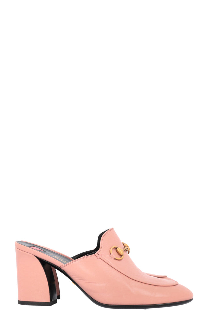 GUCCI Horsebit Heels Dusty Rose