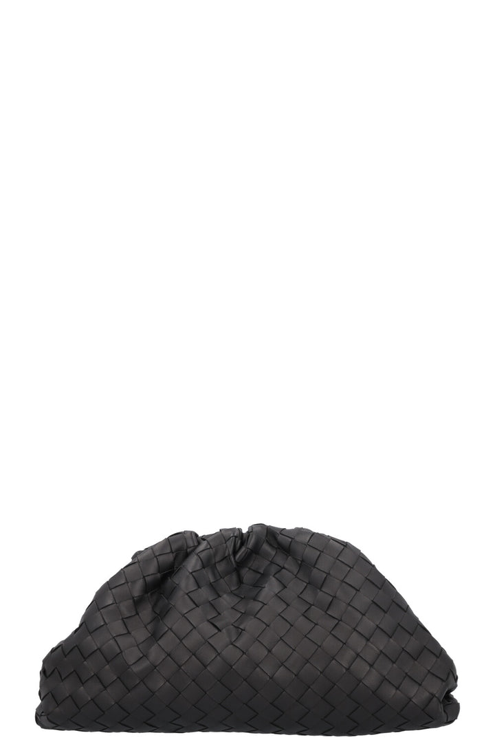 BOTTEGA VENETA The Pouch Intrecciato Black