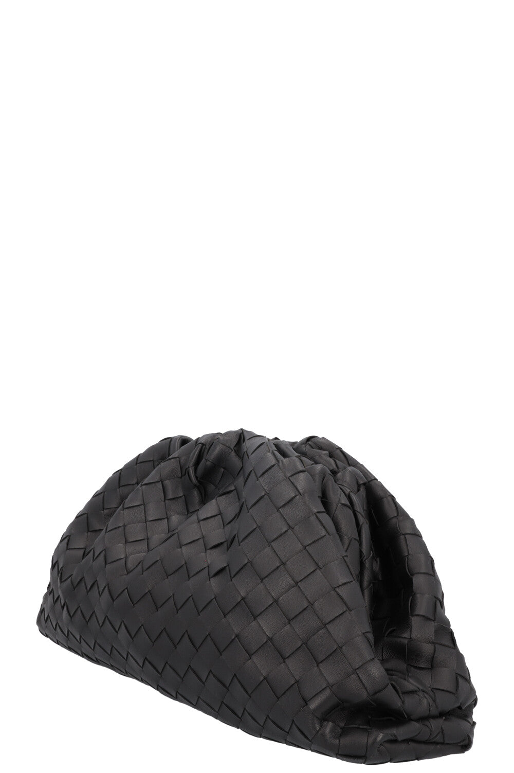 BOTTEGA VENETA The Pouch Intrecciato Black