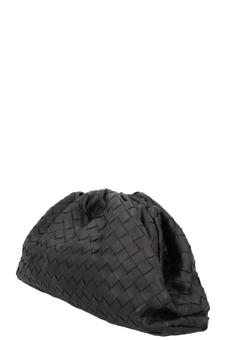 BOTTEGA VENETA The Pouch Intrecciato Black