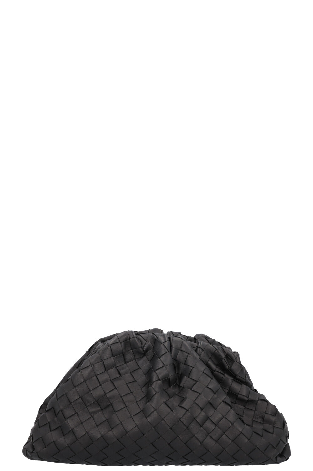 BOTTEGA VENETA The Pouch Intrecciato Black