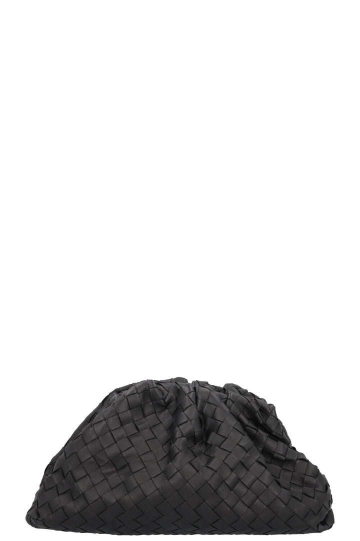BOTTEGA VENETA The Pouch Intrecciato Black