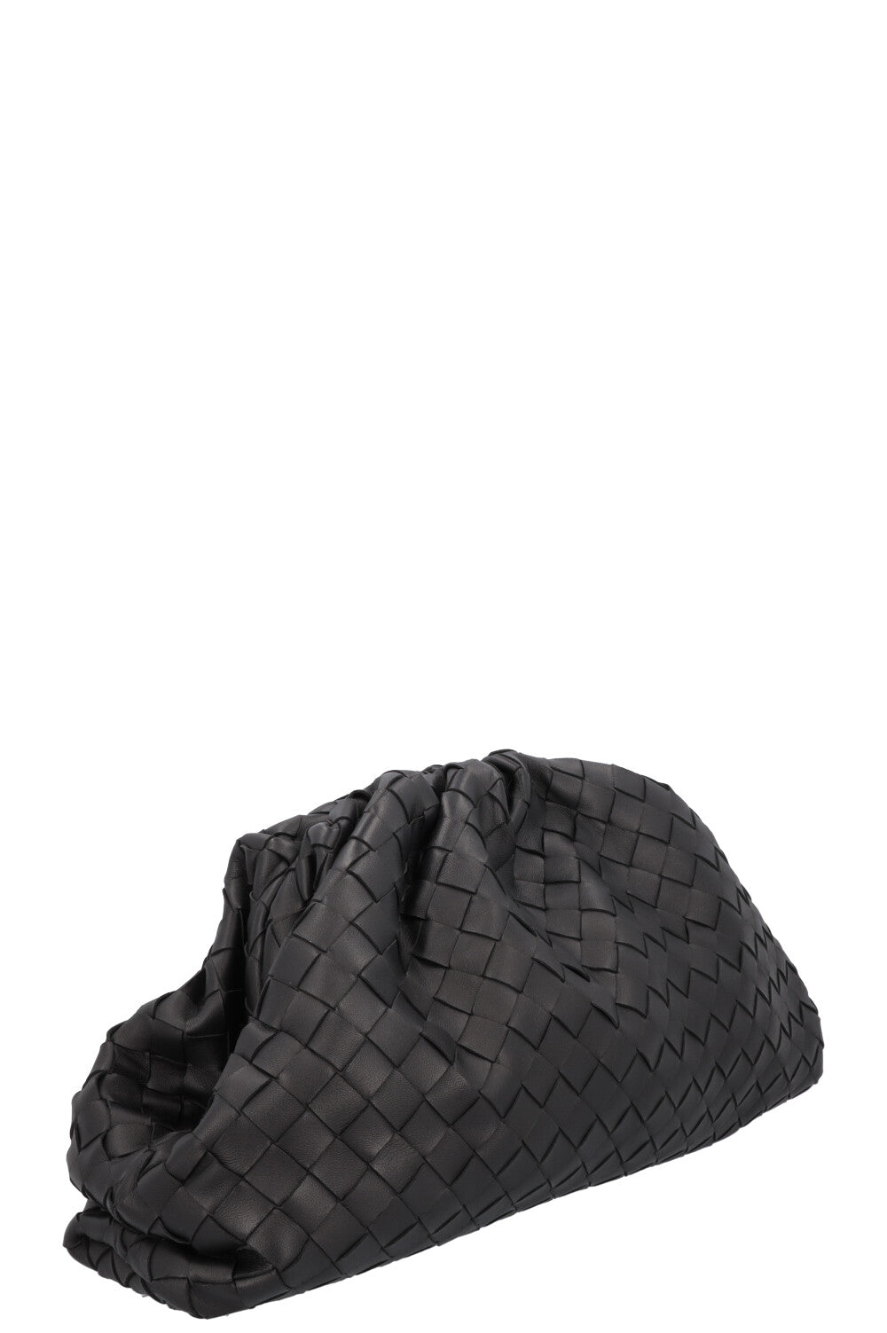 BOTTEGA VENETA The Pouch Intrecciato Black