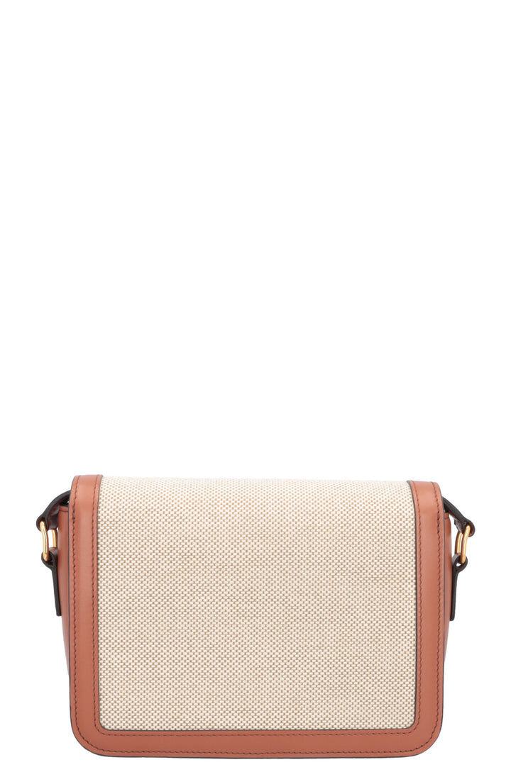 CELINE Teen Triomphe Crossbody Bag Raffia Leather