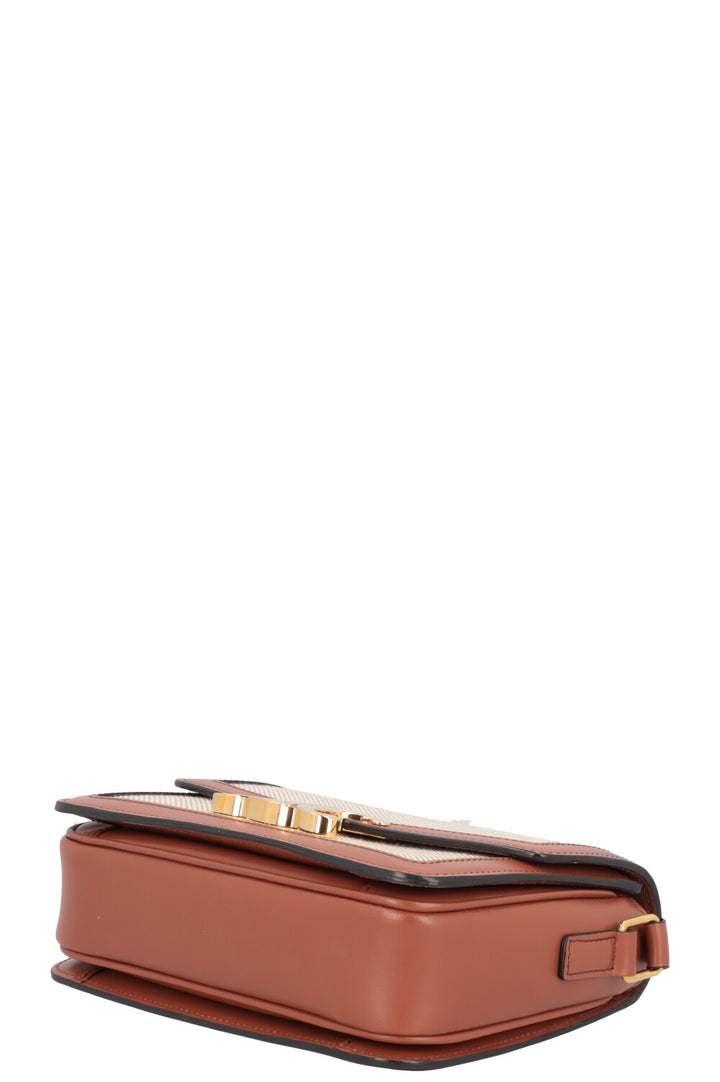 CELINE Teen Triomphe Crossbody Bag Raffia Leather