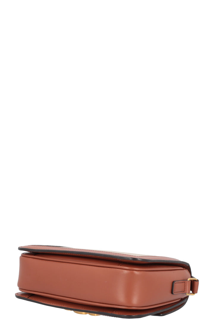 CELINE Teen Triomphe Crossbody Bag Raffia Leather
