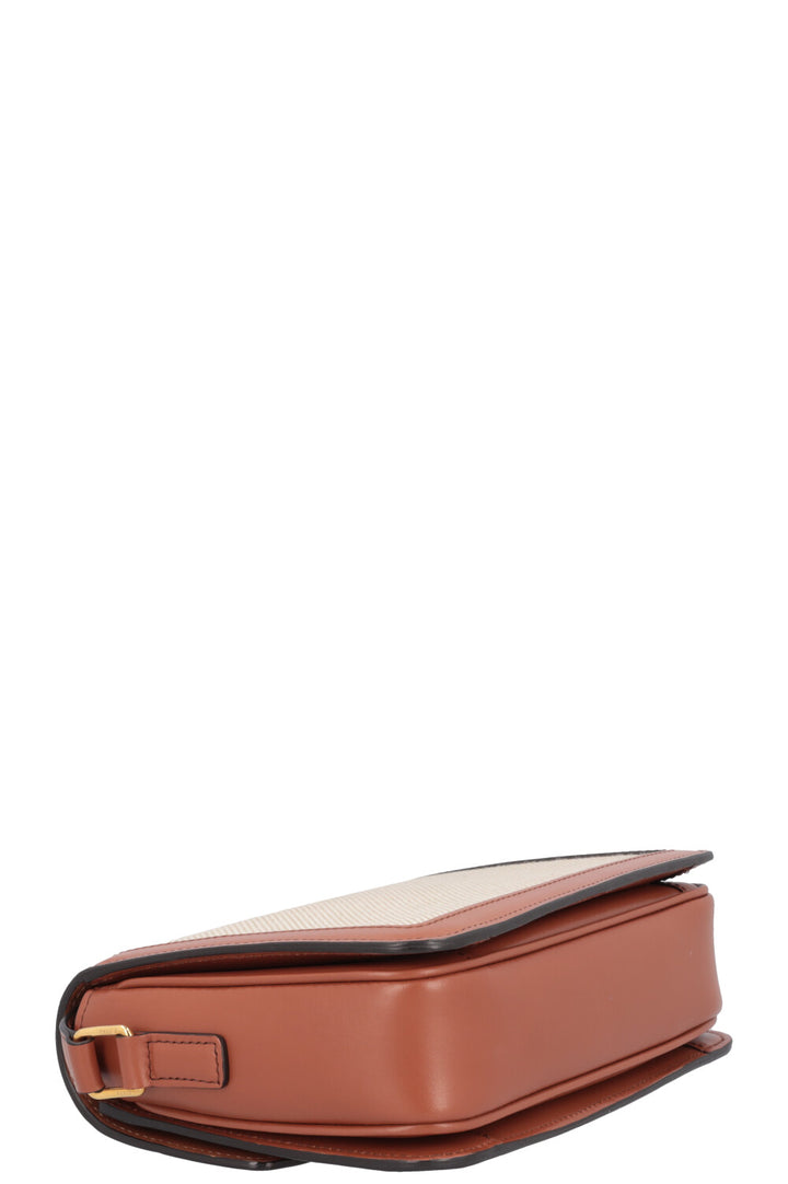 CELINE Teen Triomphe Crossbody Bag Raffia Leather