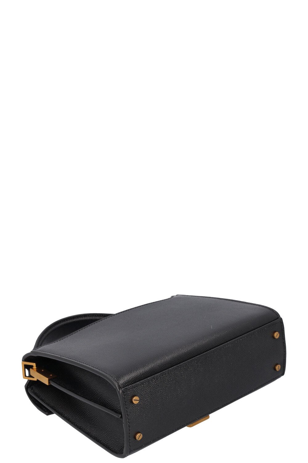 Saint Laurent Cassandra Mini Box Leather Black