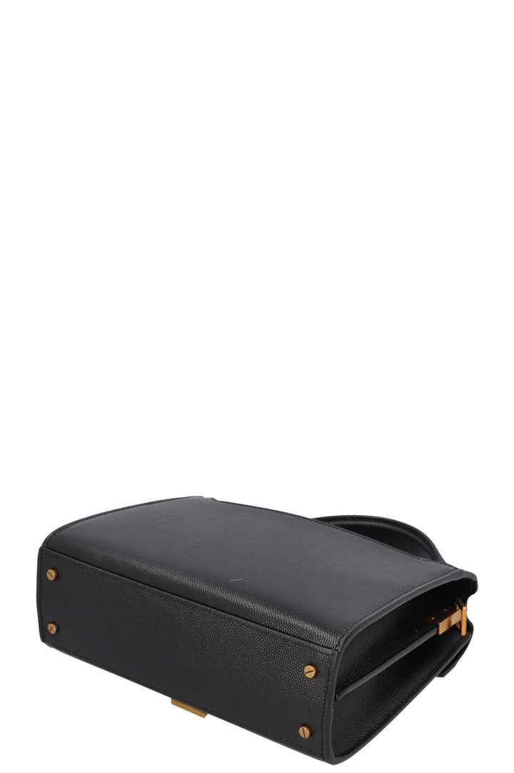 Saint Laurent Cassandra Mini Box Leather Black