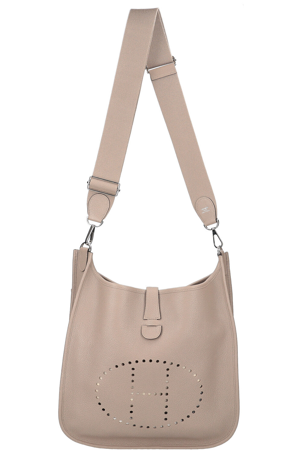 HERMÈS Evelyne GM Togo Gris Asphalte