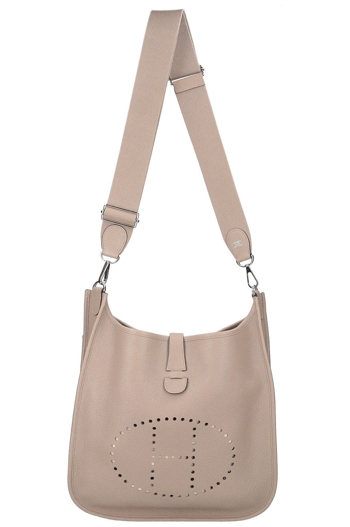 HERMÈS Evelyne GM Togo Gris Asphalte