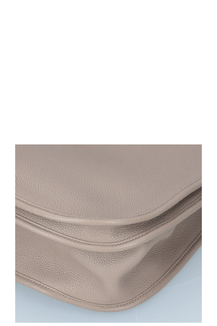 HERMÈS Evelyne GM Togo Gris Asphalte