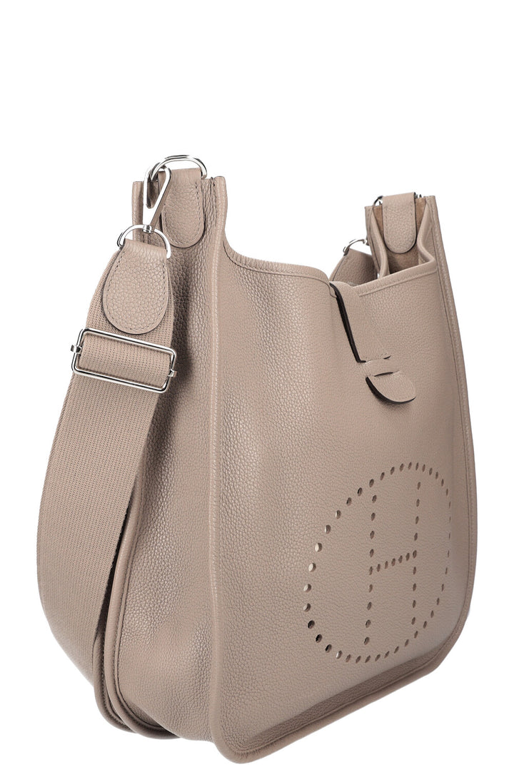HERMÈS Evelyne GM Togo Gris Asphalte