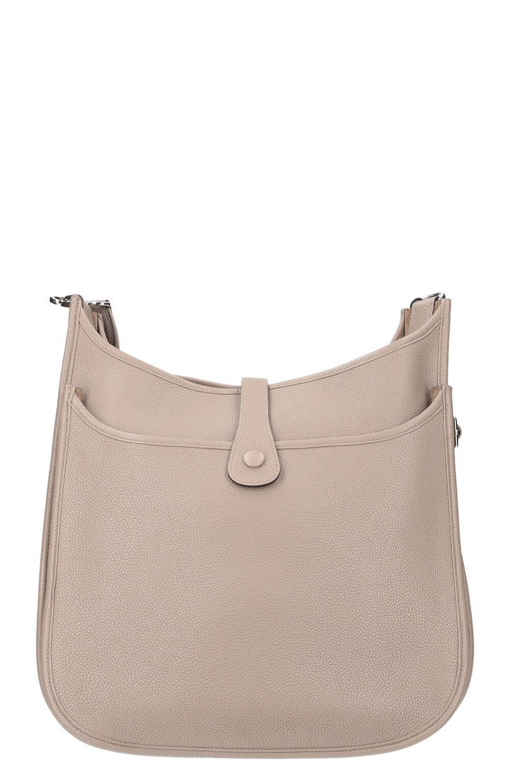 HERMÈS Evelyne GM Togo Gris Asphalte