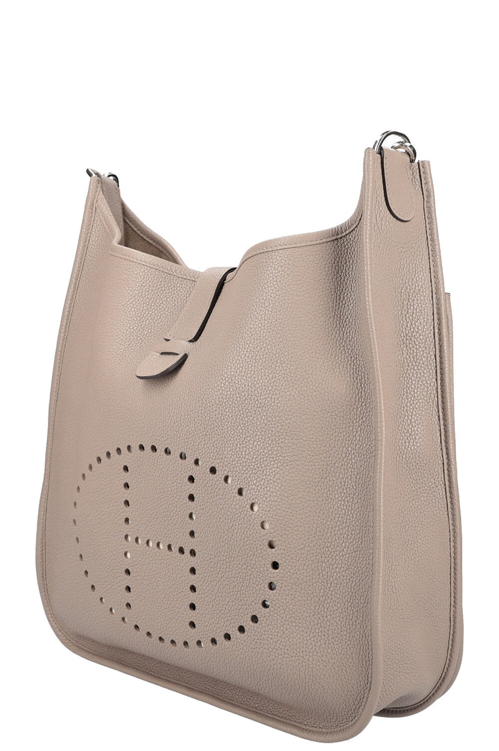 HERMÈS Evelyne GM Togo Gris Asphalte