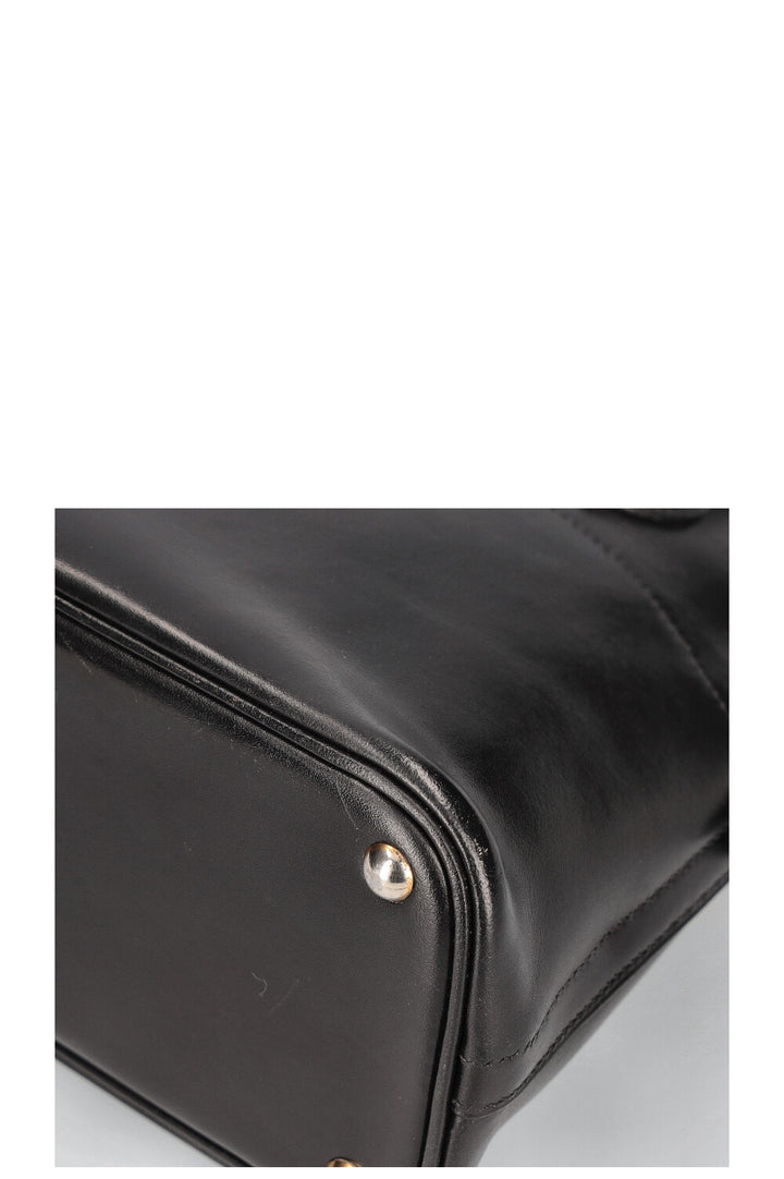 HERMÈS Bolide 27 Black Box Leather