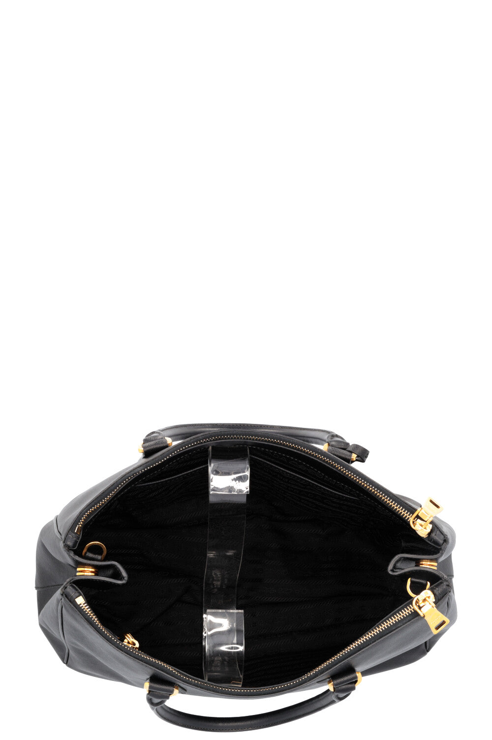 PRADA Galleria Saffiano Large Tote Bag Black