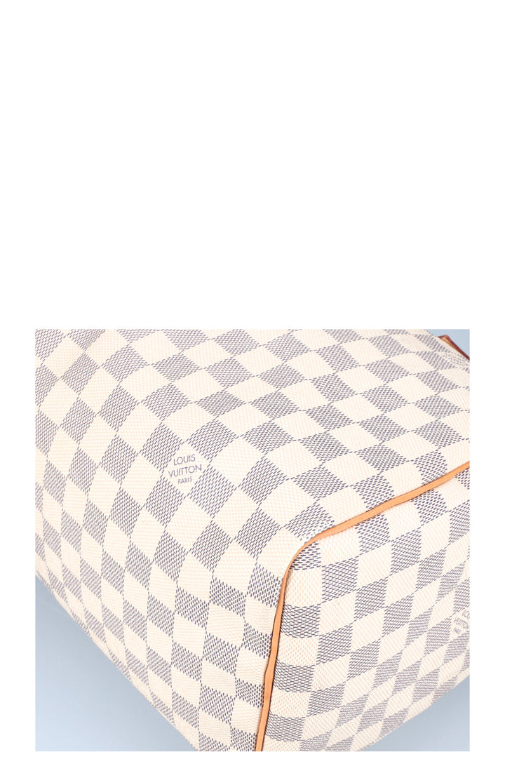 LOUIS VUITTON Speedy 30 Damier Azur