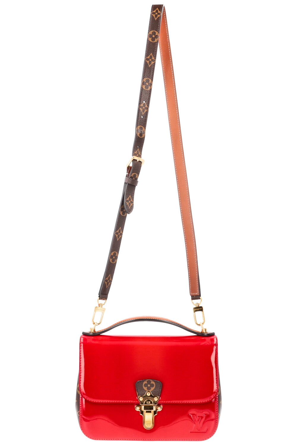 LOUIS VUITTON Cherrywood Bag Patent Red MNG
