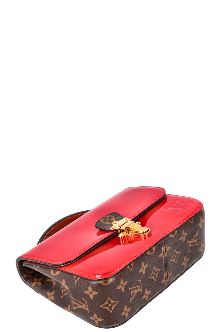 LOUIS VUITTON Sac Cherrywood Verni Rouge MNG