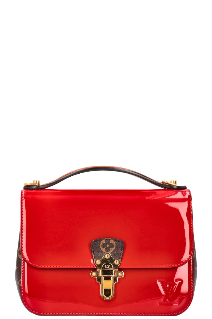 LOUIS VUITTON Sac Cherrywood Verni Rouge MNG