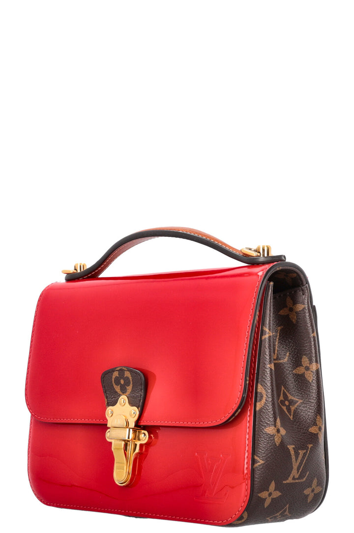 LOUIS VUITTON Sac Cherrywood Verni Rouge MNG