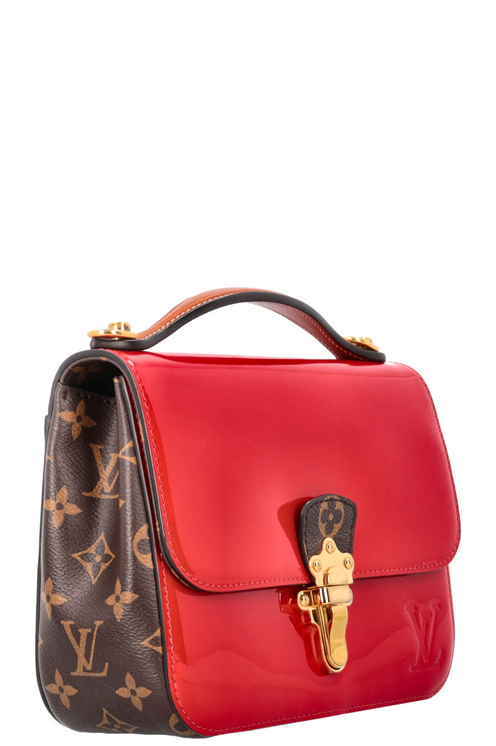 LOUIS VUITTON Sac Cherrywood Verni Rouge MNG