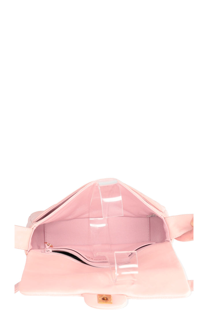 CHANEL Quilted Shoulder Bag Pink