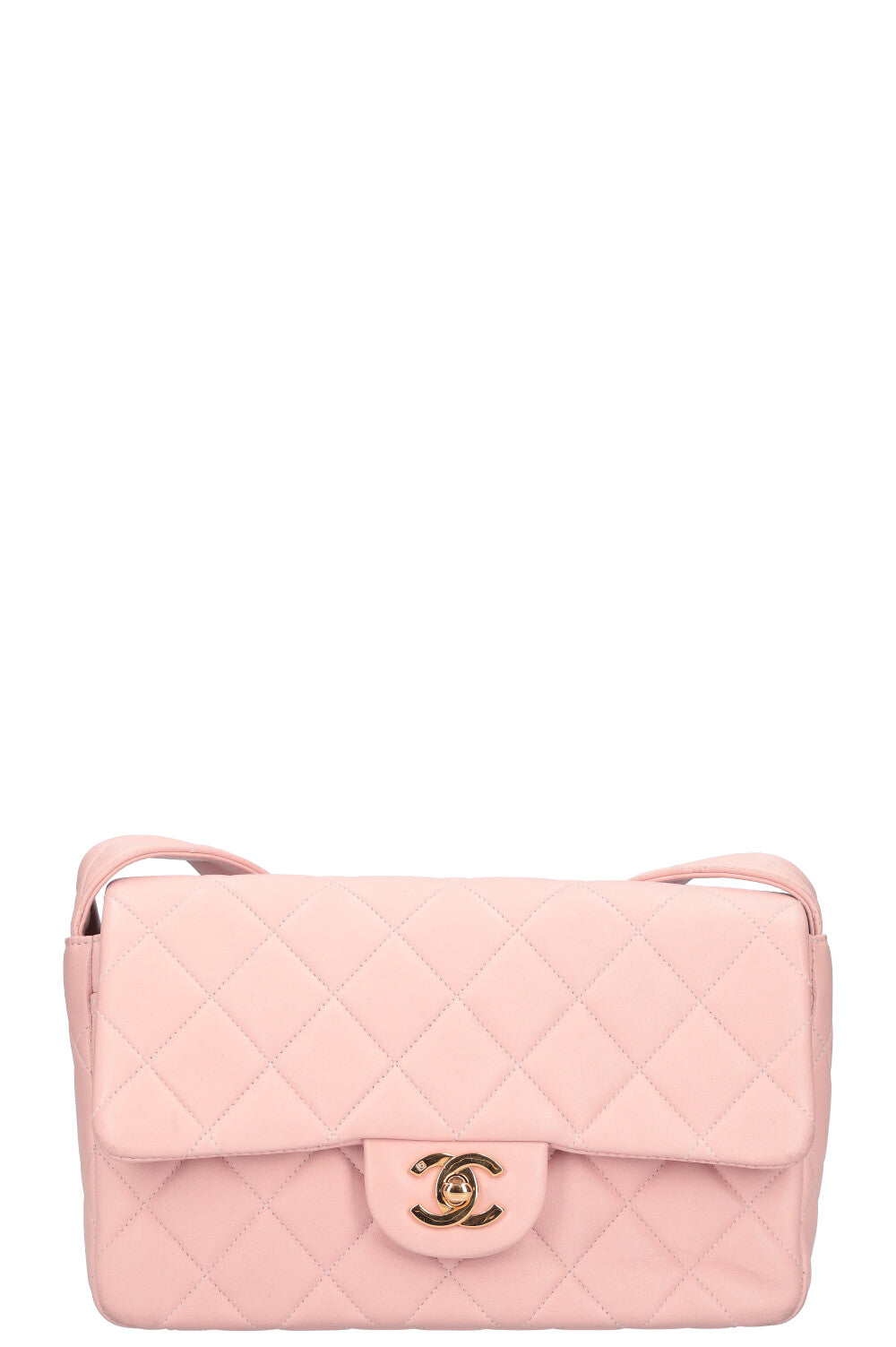 CHANEL Quilted Shoulder Bag Pink