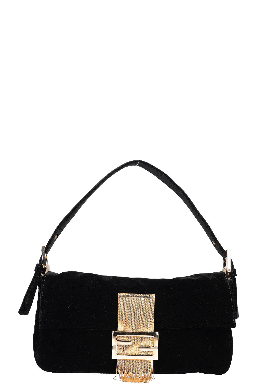 FENDI Baguette Velvet black