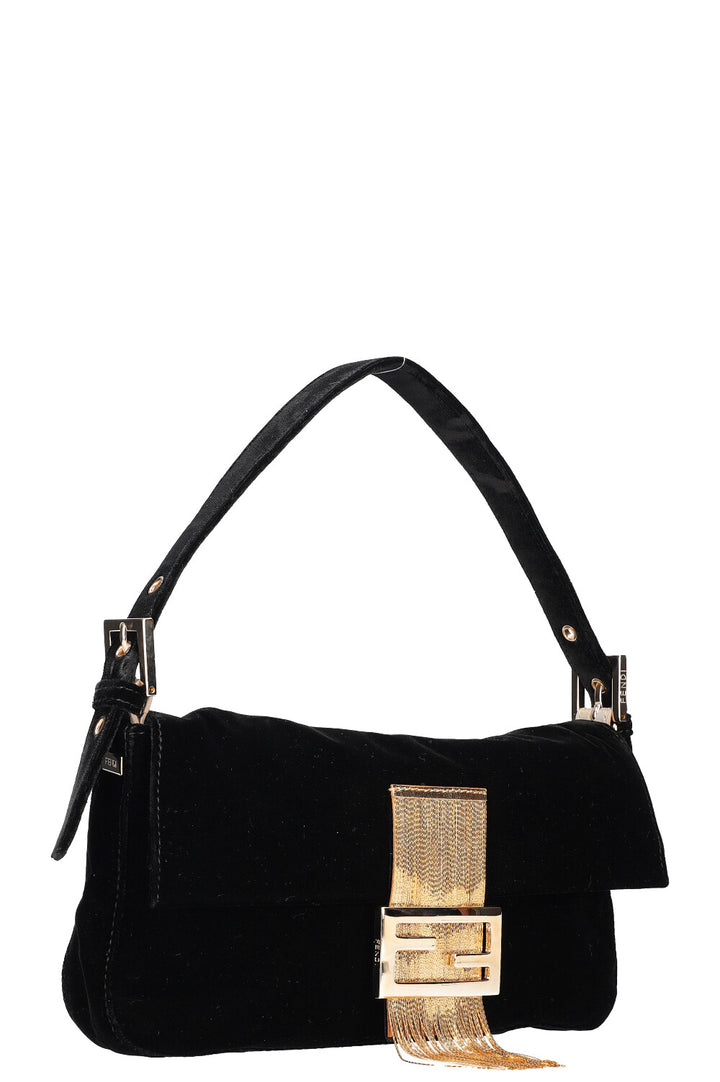 FENDI Baguette Velvet black