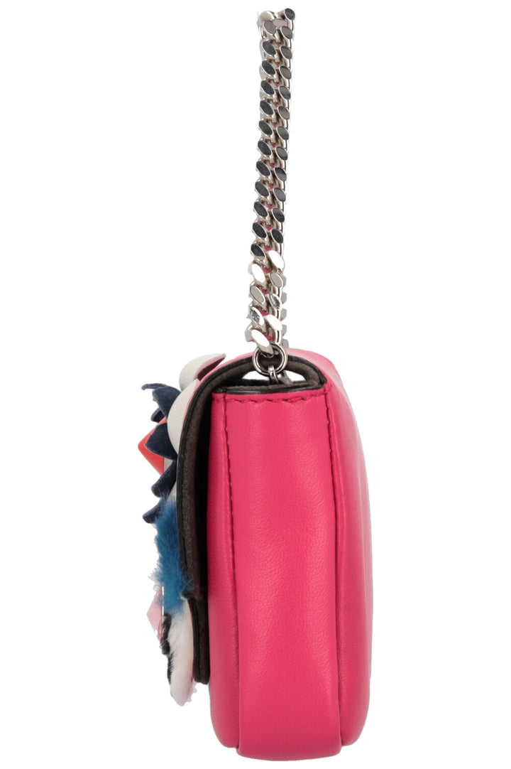FENDI Micro Monster Baguette Rose