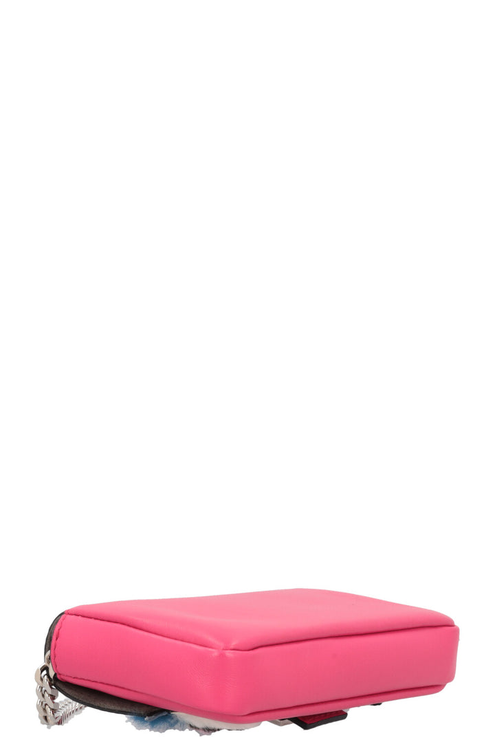 FENDI Micro Monster Baguette Rose