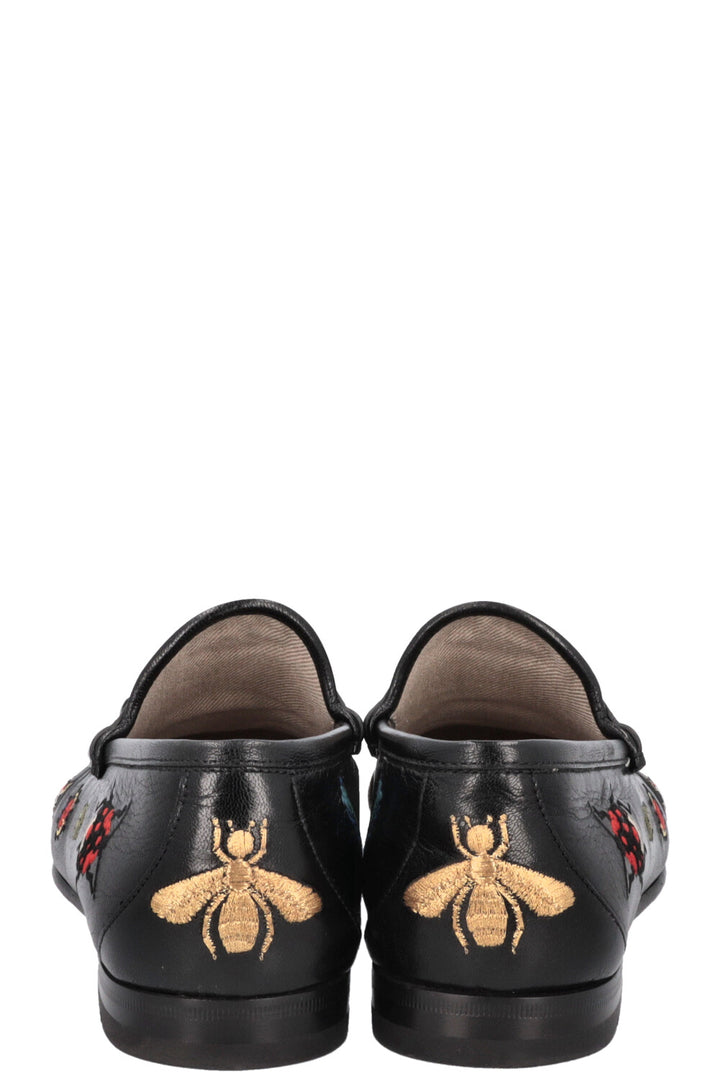 GUCCI Mocassins Bugs 1835 Cuir Noir