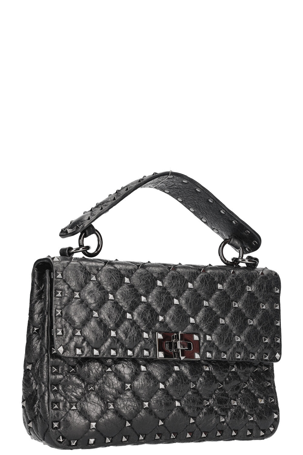 VALENTINO Rockstud Spike Bag Medium Black – REAWAKE