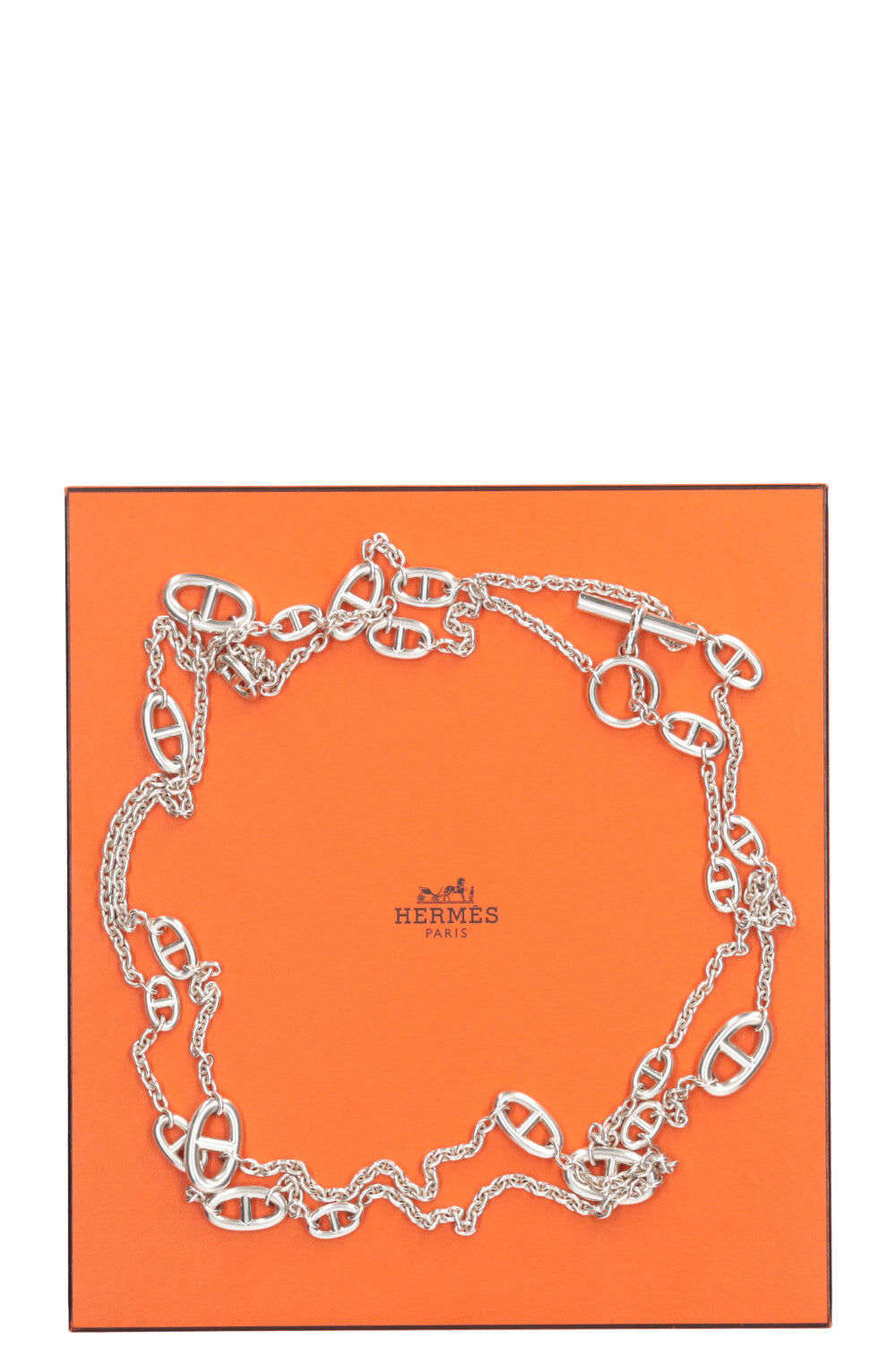 HERMÈS Farandole Necklace 160 Silver