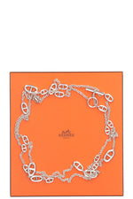 HERMÈS Farandole Necklace 160 Silver