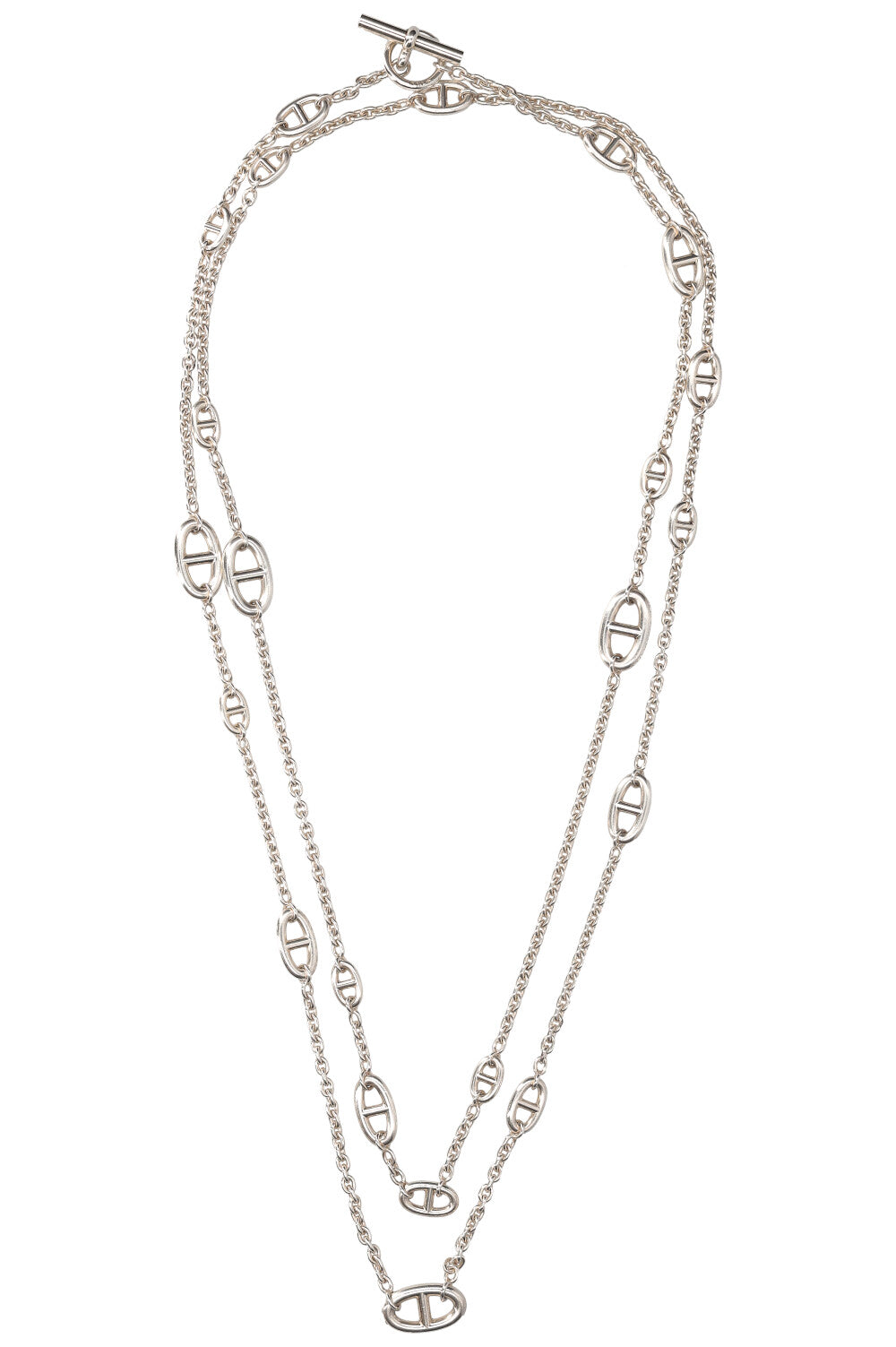 HERMÈS Farandole Necklace 160 Silver