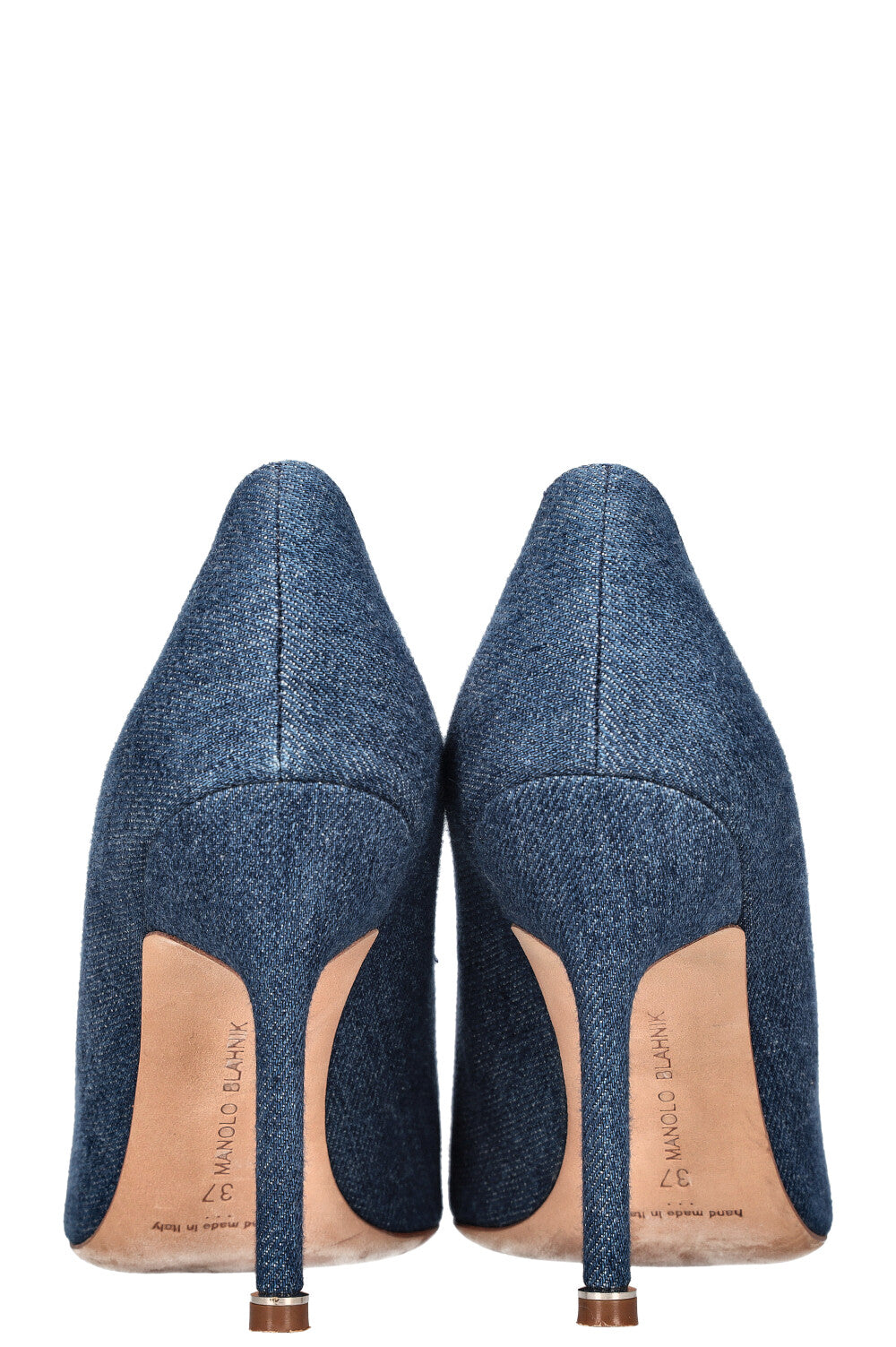 MANOLO BLAHNIK Hangisi Heels Denim