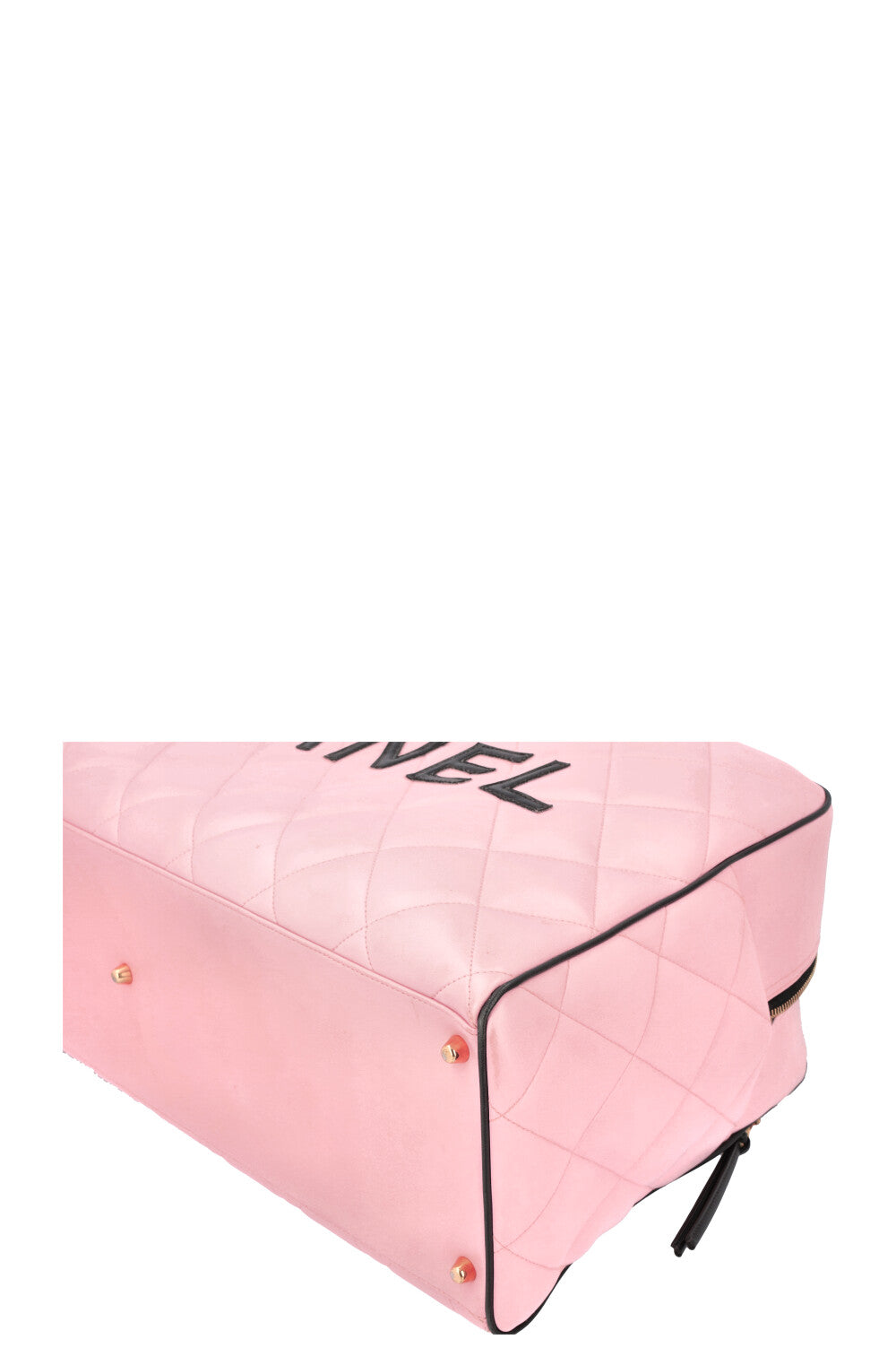 CHANEL Bowling Bag Calfskin Pink